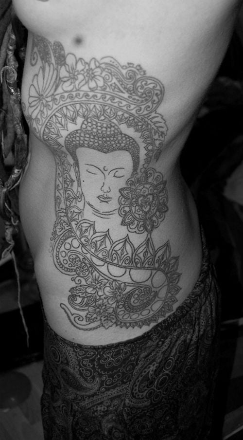 tatouage bouddha 155