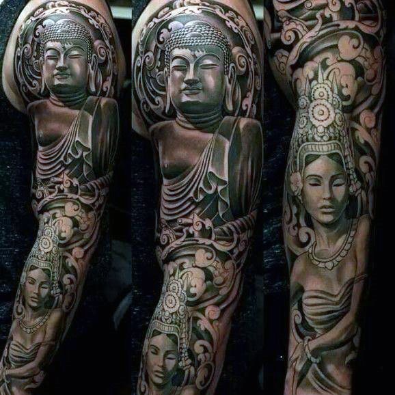 tatouage bouddha 407