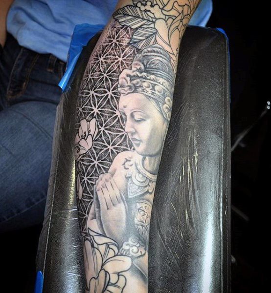 tatouage bouddha 74