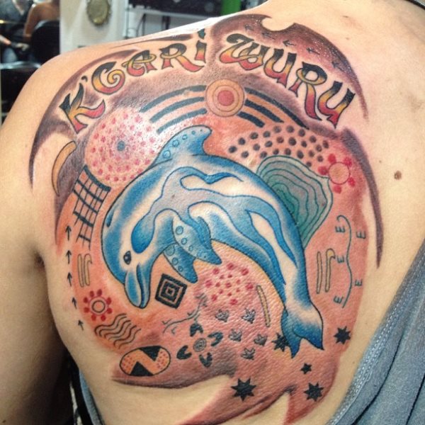 tatouage dauphin 35
