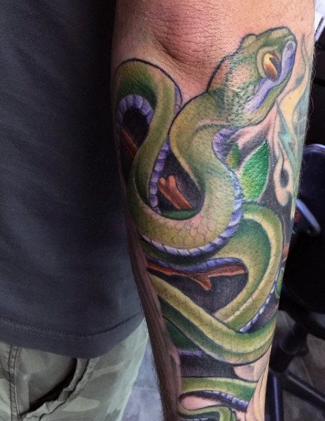 tatouage serpent 77