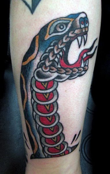 tatouage serpent 86