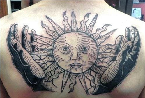 tatouage soleil 359