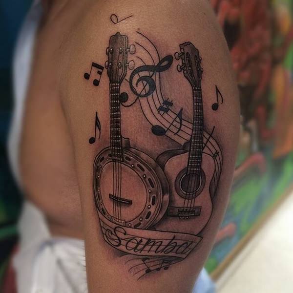 tatouage musique 138