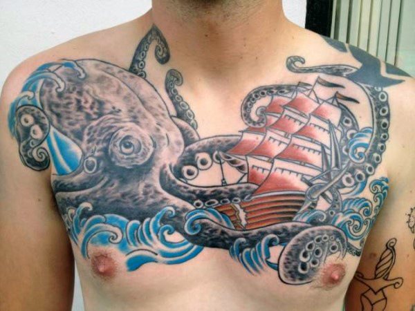 tatouage bateau 127