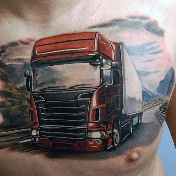 tatouage camion 15