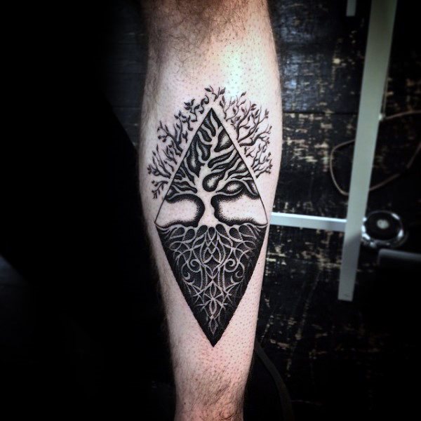 tatouage racines arbre 59
