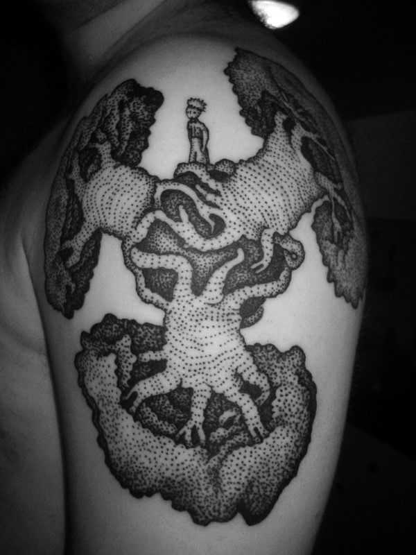 tatouage racines arbre 69