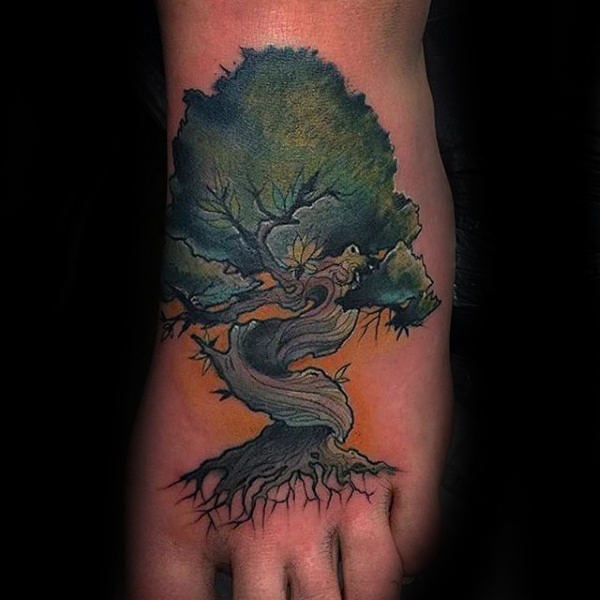 tatouage racines arbre 85