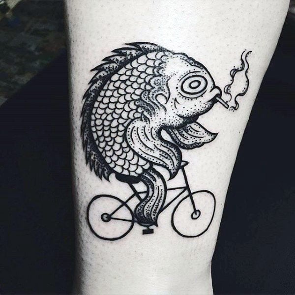 tatouage velo cyclisme 160
