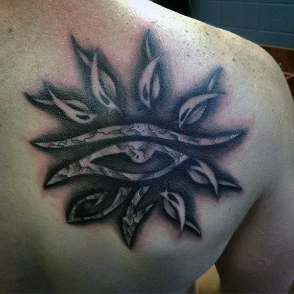 eye horus tattoo designs for men 39