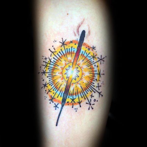 tatouage feux artificiels 17