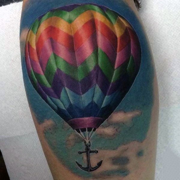 tatouage montgolfiere 85