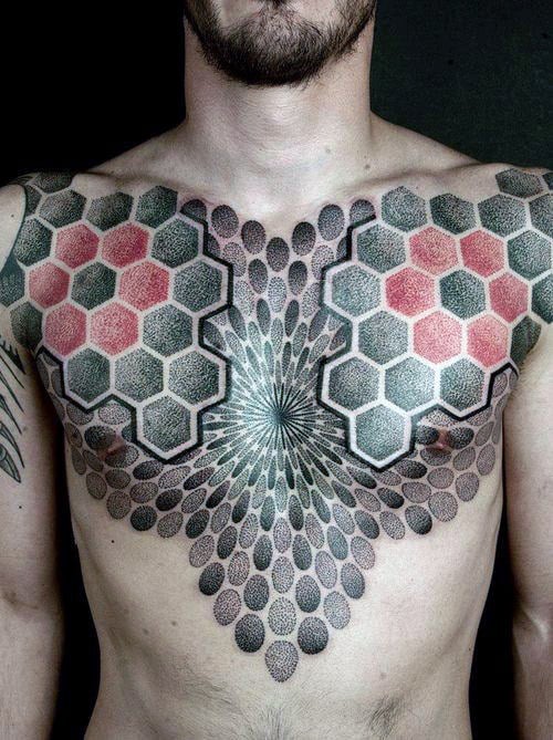 tatouage nid abeilles 03