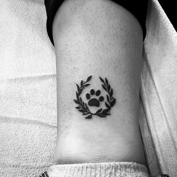 tatouage empreinte chien 48