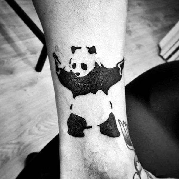 tatouage ours panda 102