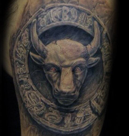 tatouage signe taureau 18