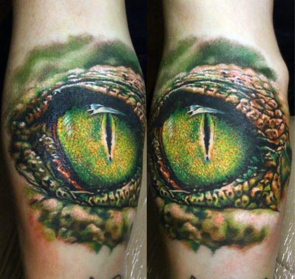 tatouage alligator 32