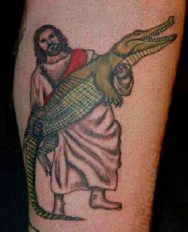 tatouage alligator 88