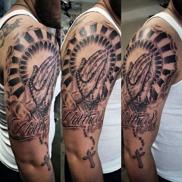 tatouage chapelet 78