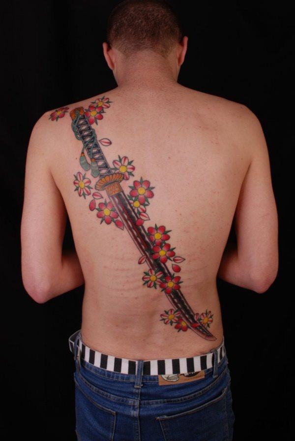 tatouage dague 36