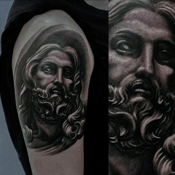 tatouage jesus christ 24