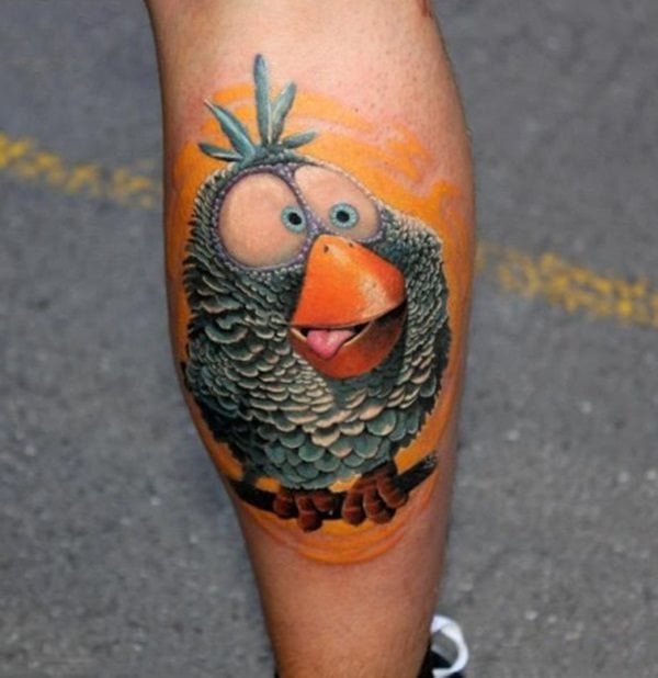 tatouage oiseau 100