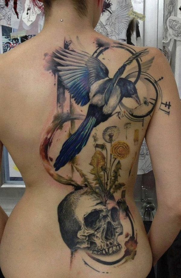 tatouage oiseau 128