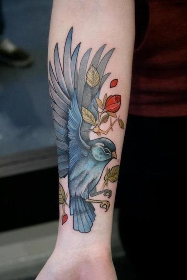 tatouage oiseau 160