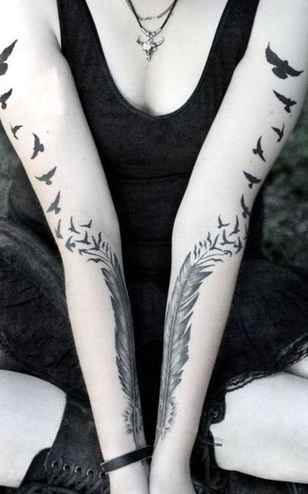 tatouage oiseau 328
