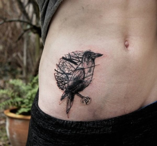 tatouage oiseau 332