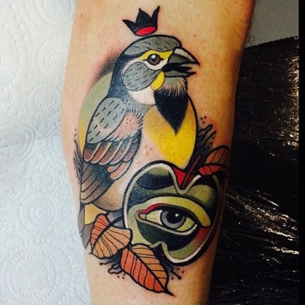 tatouage oiseau 356