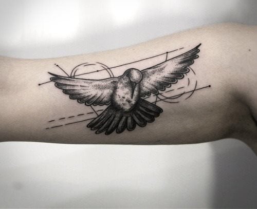tatouage oiseau 394