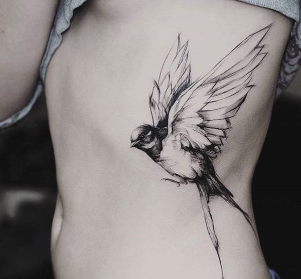tatouage oiseau 466