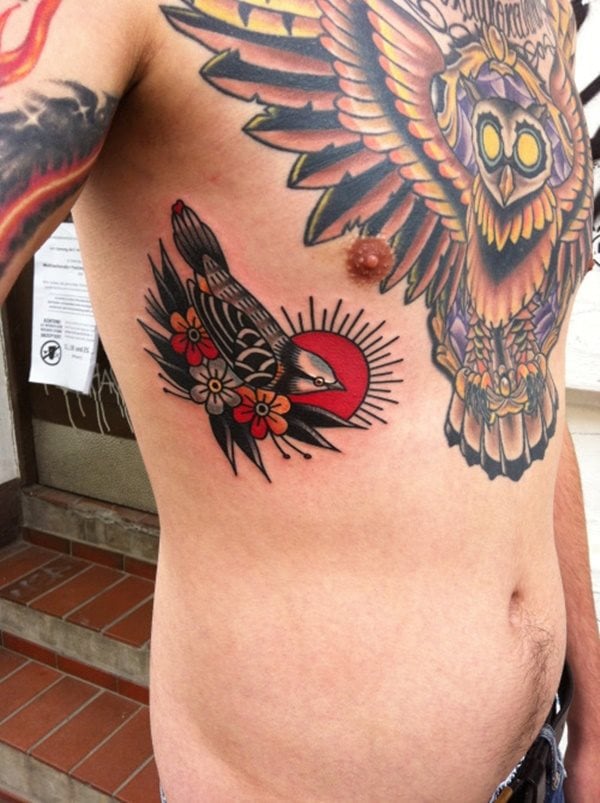 tatouage oiseau 614