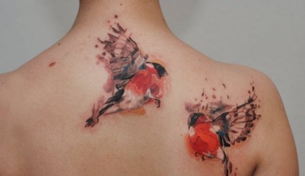 tatouage oiseau 638