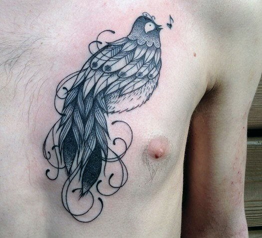 tatouage oiseau 714