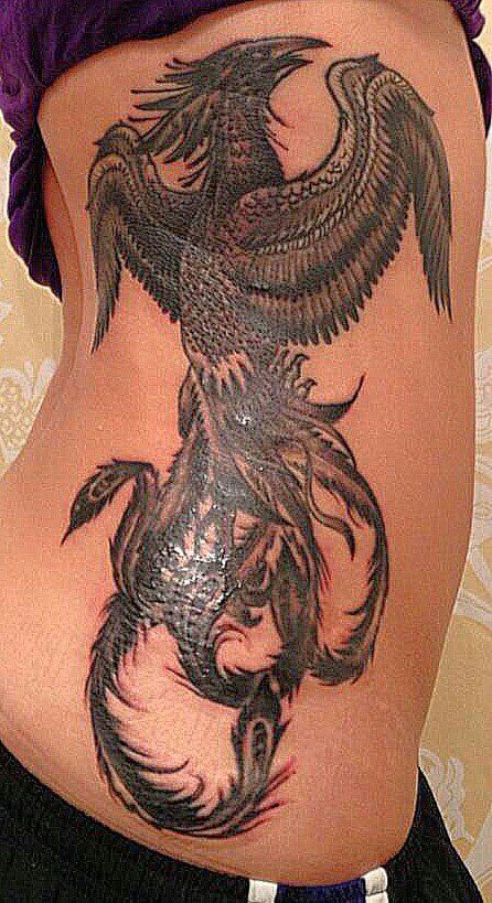 tatouage phoenix 16
