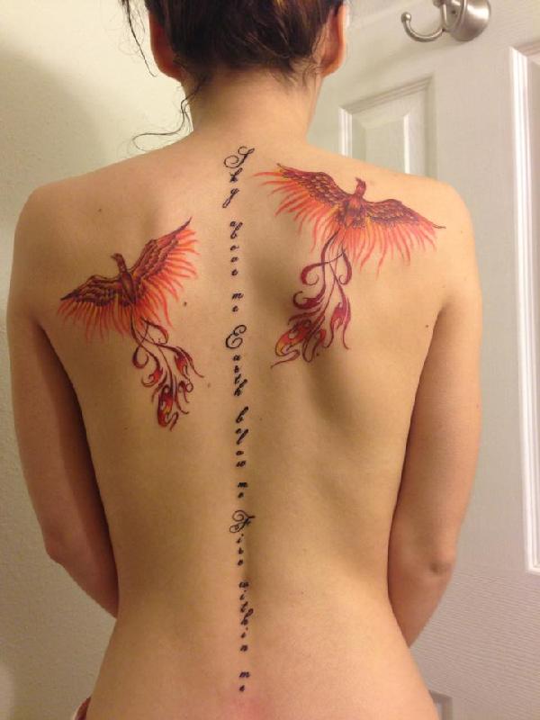 tatouage phoenix 188