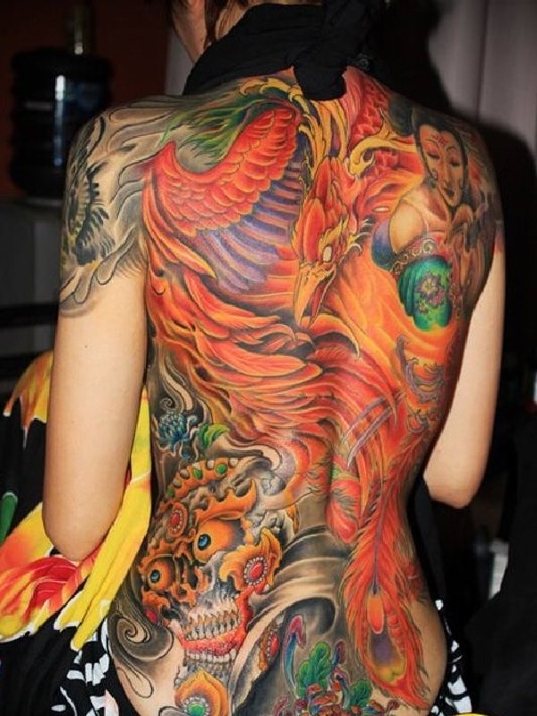tatouage phoenix 200
