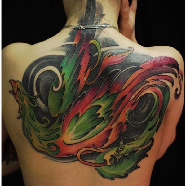tatouage phoenix 206