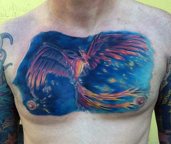 tatouage phoenix 72
