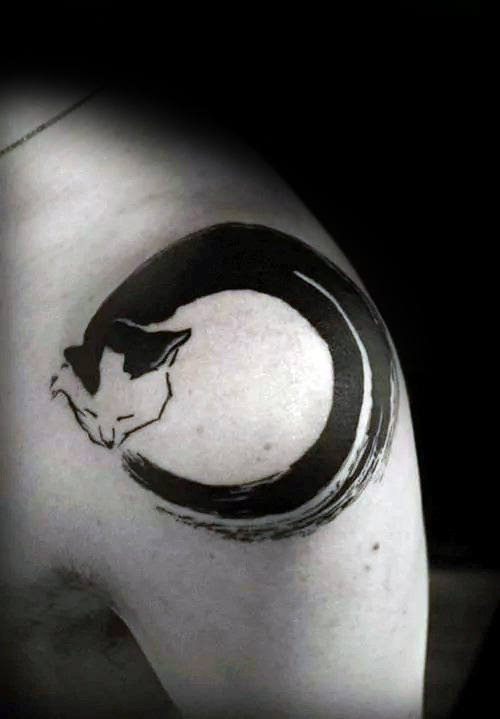 tatouage enso circle zen 07