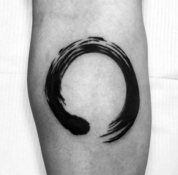 tatouage enso circle zen 19