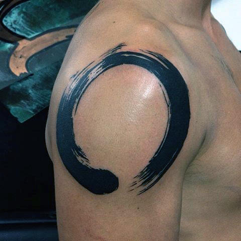 tatouage enso circle zen 39