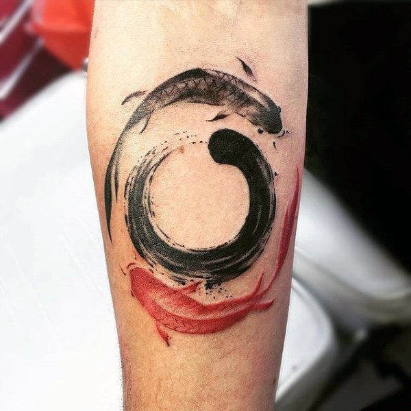 tatouage enso circle zen 47