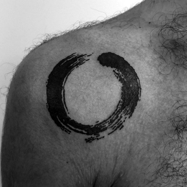 tatouage enso circle zen 55