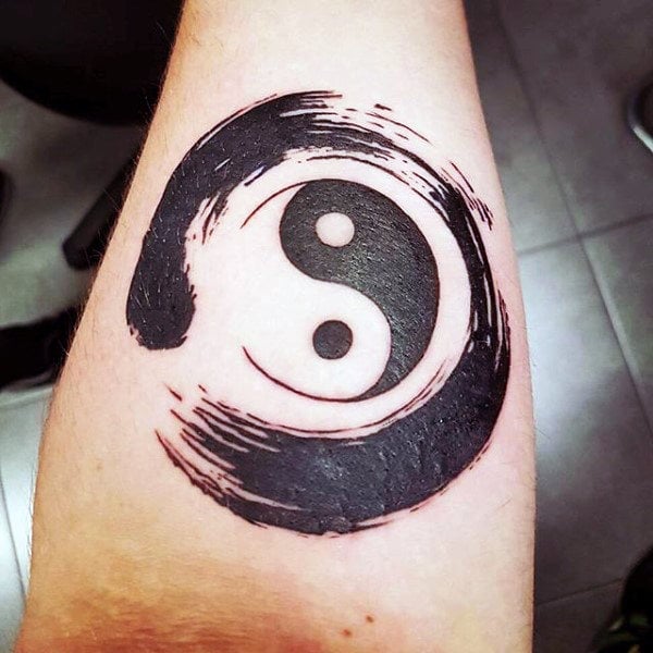 tatouage enso circle zen 63