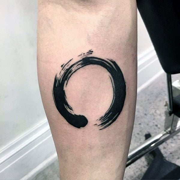 tatouage enso circle zen 85
