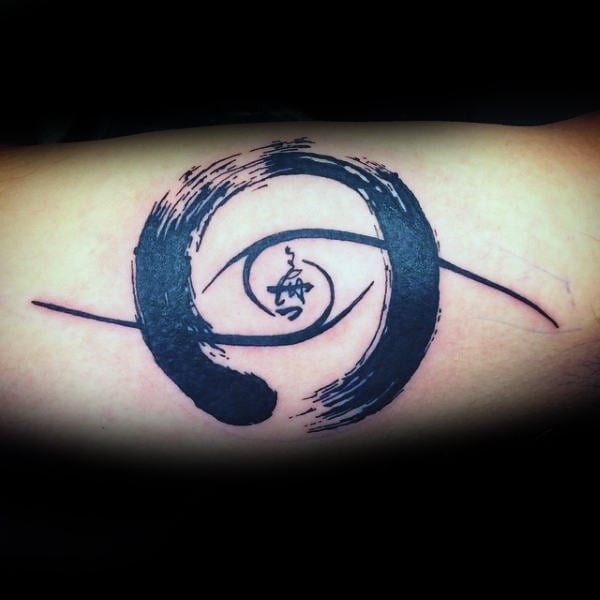 tatouage enso circle zen 93